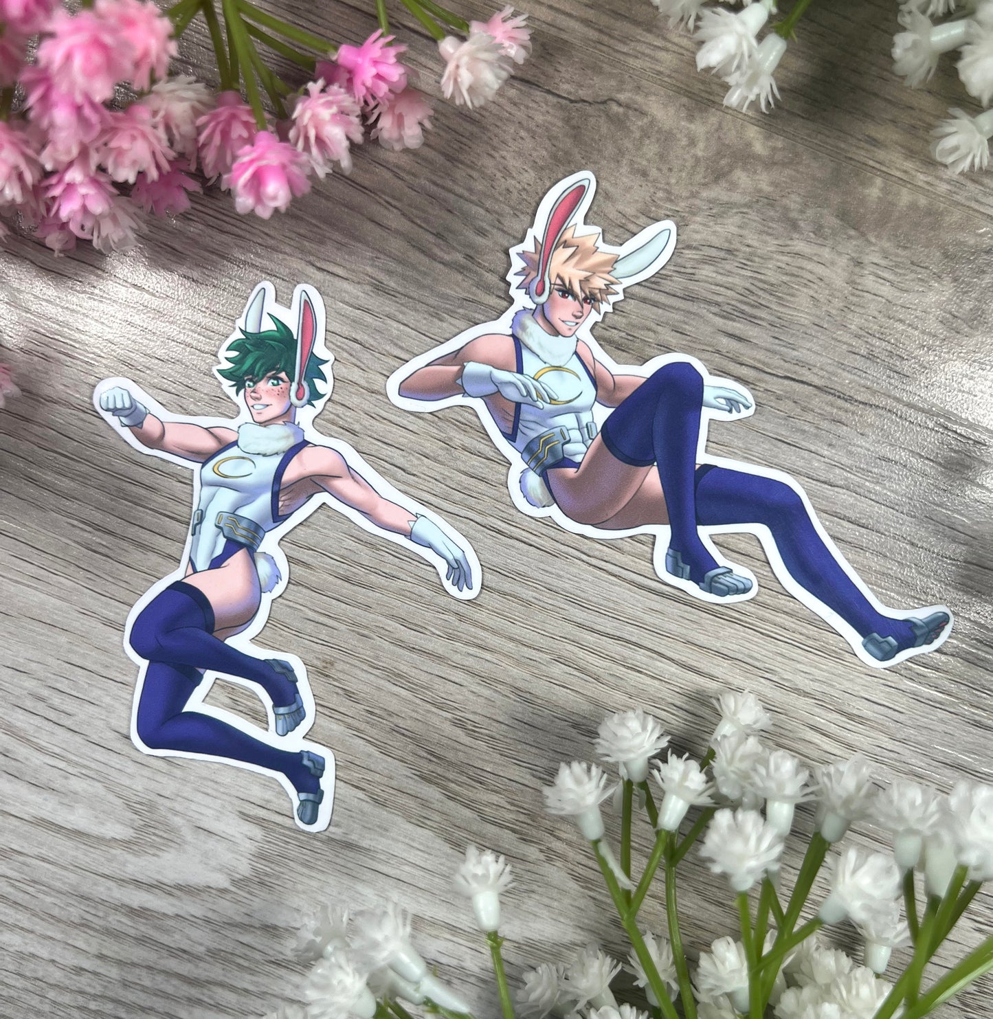 BakuDeku Bunny Hero Stickers