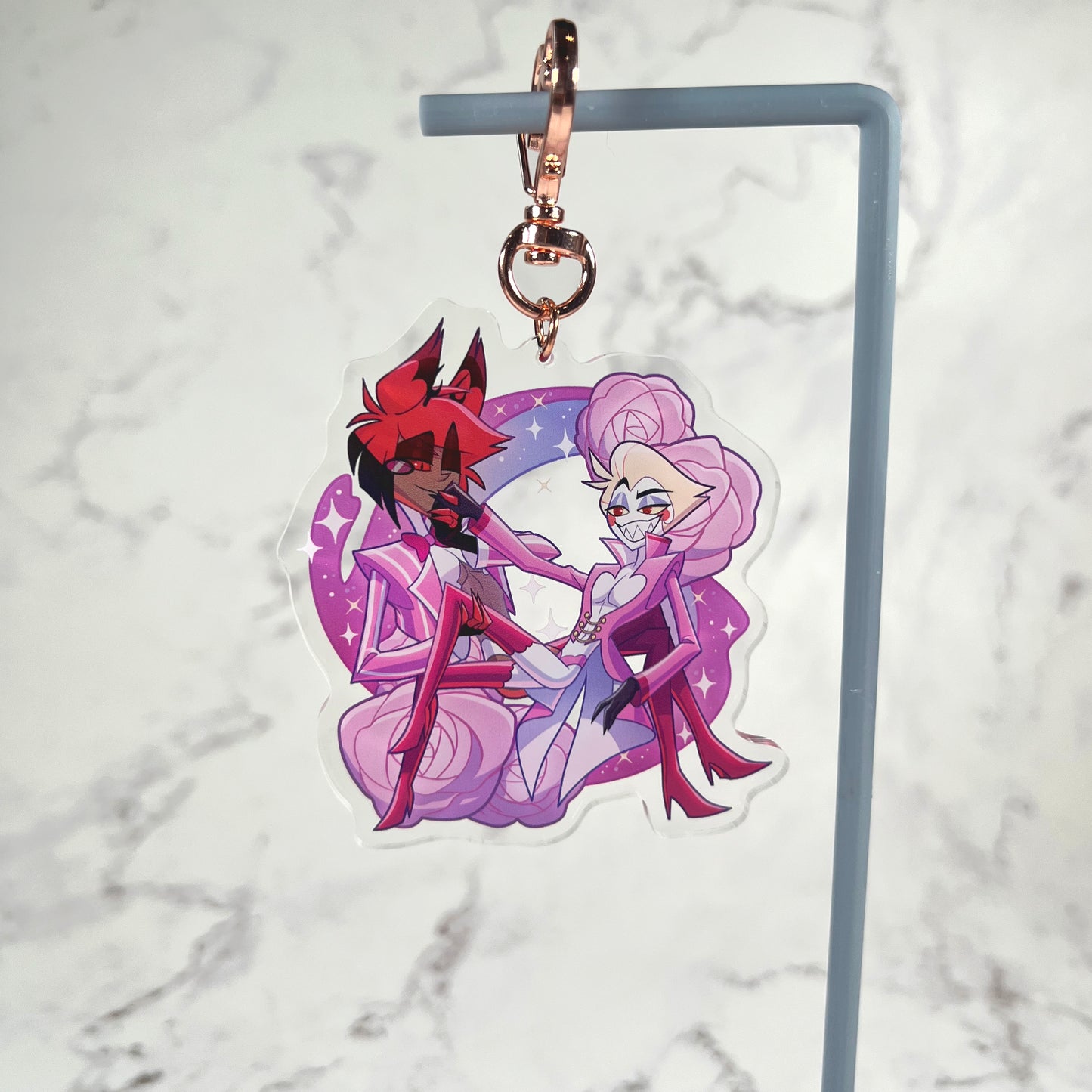 Hazbin Valentine Acrylic Keychains