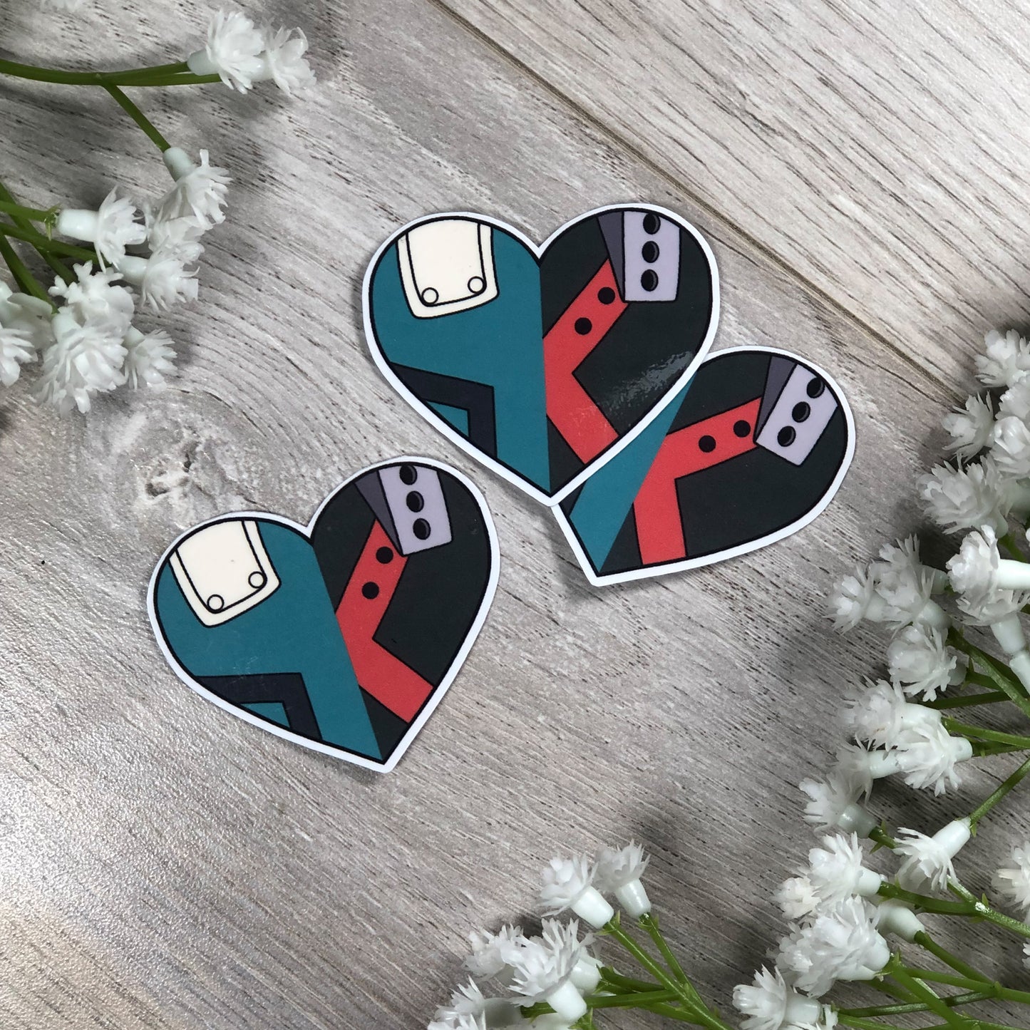 BakuDeku Heart Sticker