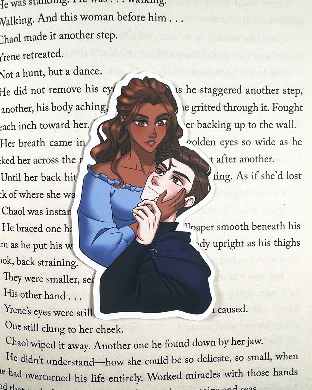 Chaol and Yrene TOG Sticker