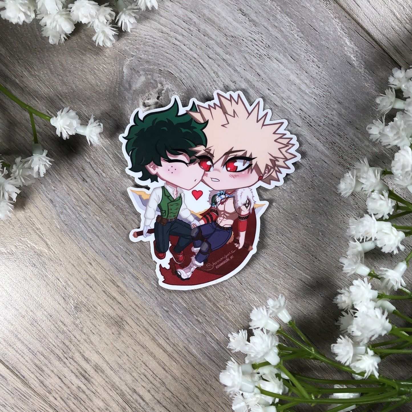 Fantasy BakuDeku Sticker