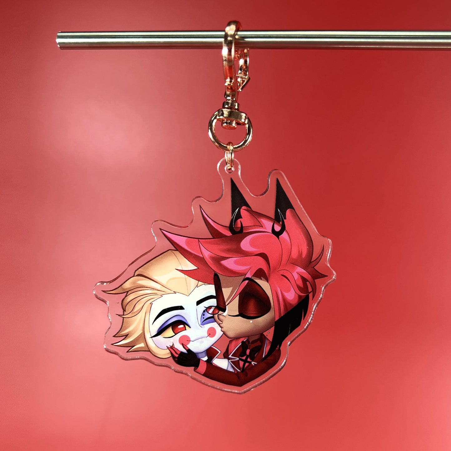 RadioApple Biting Acrylic Charm Keychain