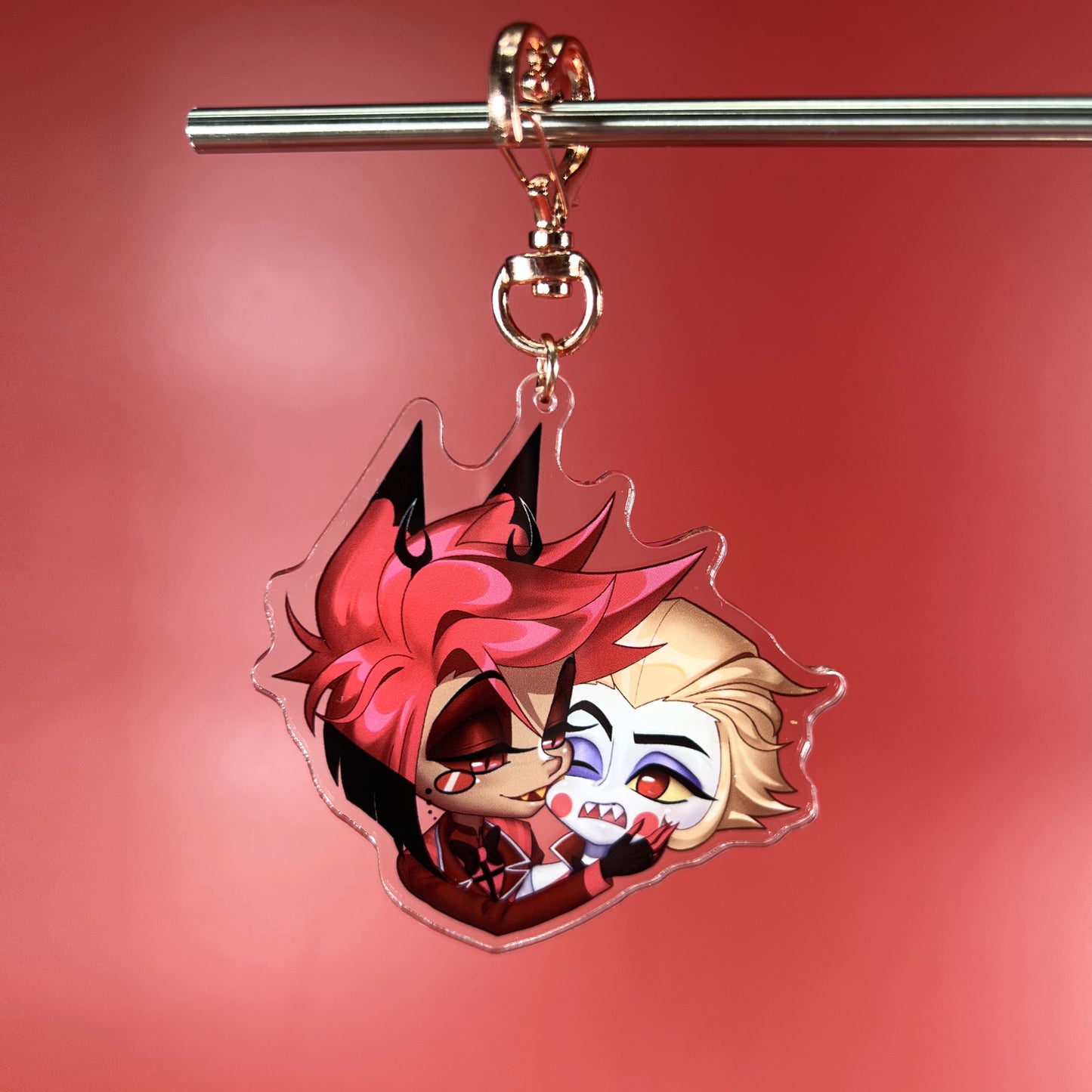 RadioApple Biting Acrylic Charm Keychain