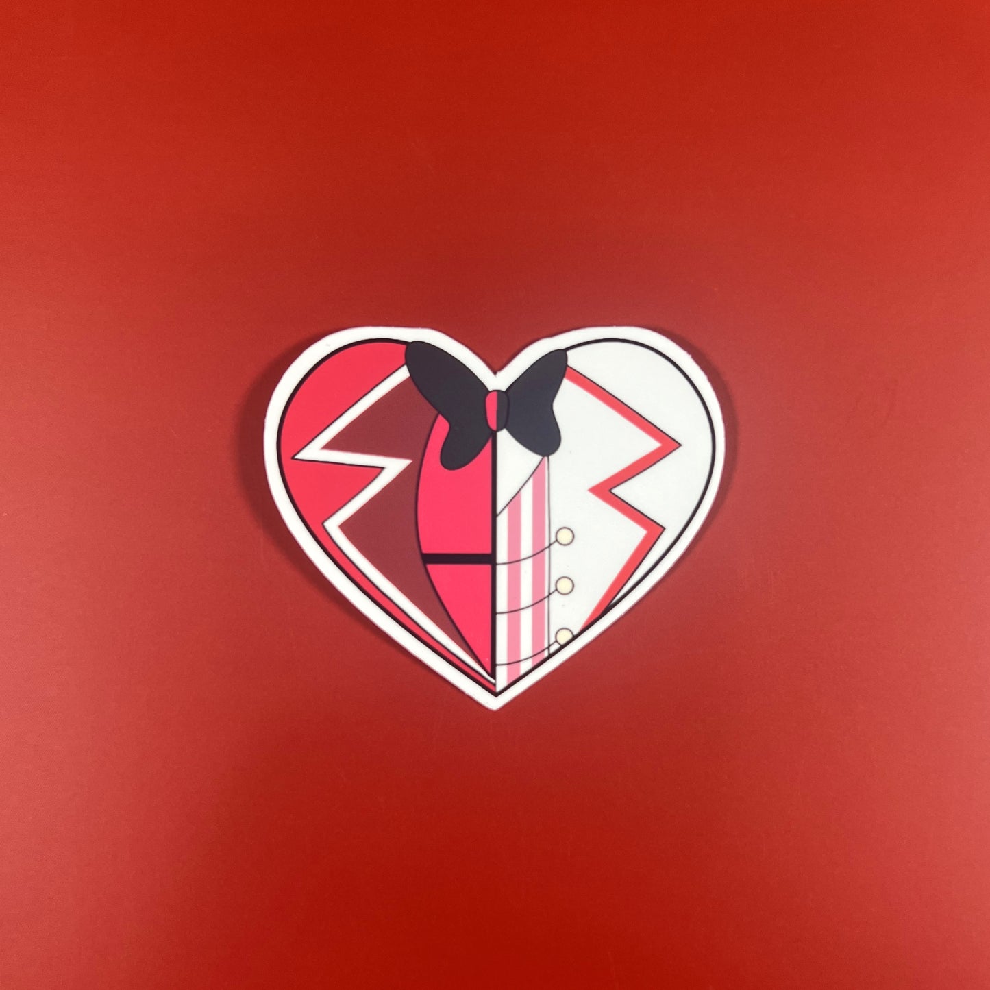 RadioApple Heart Sticker