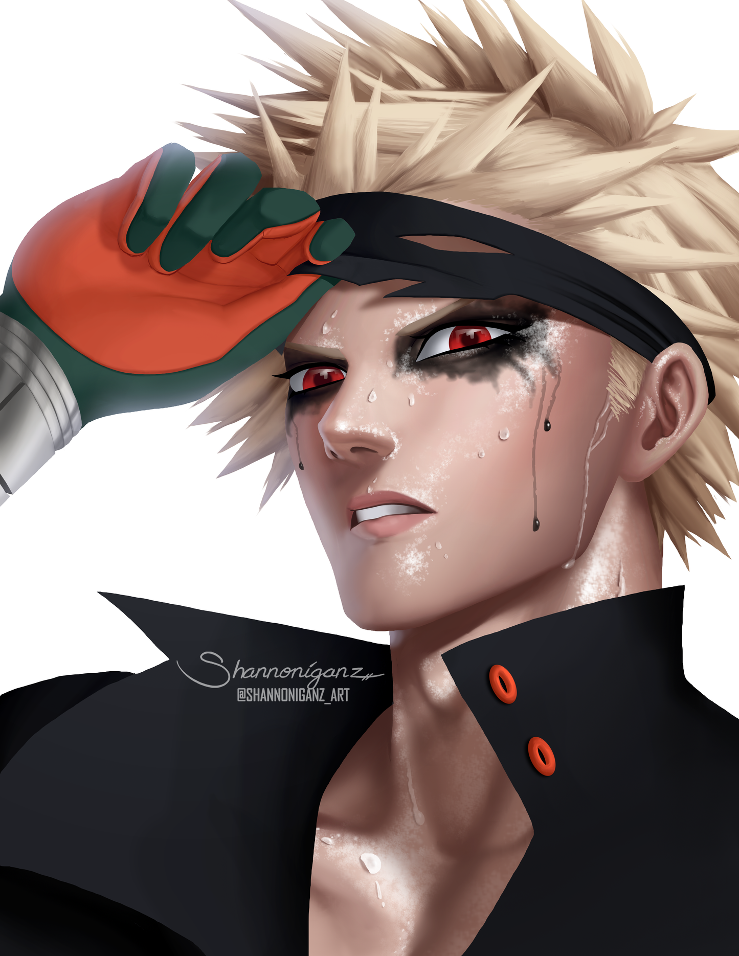 Bakugou's Mask Print