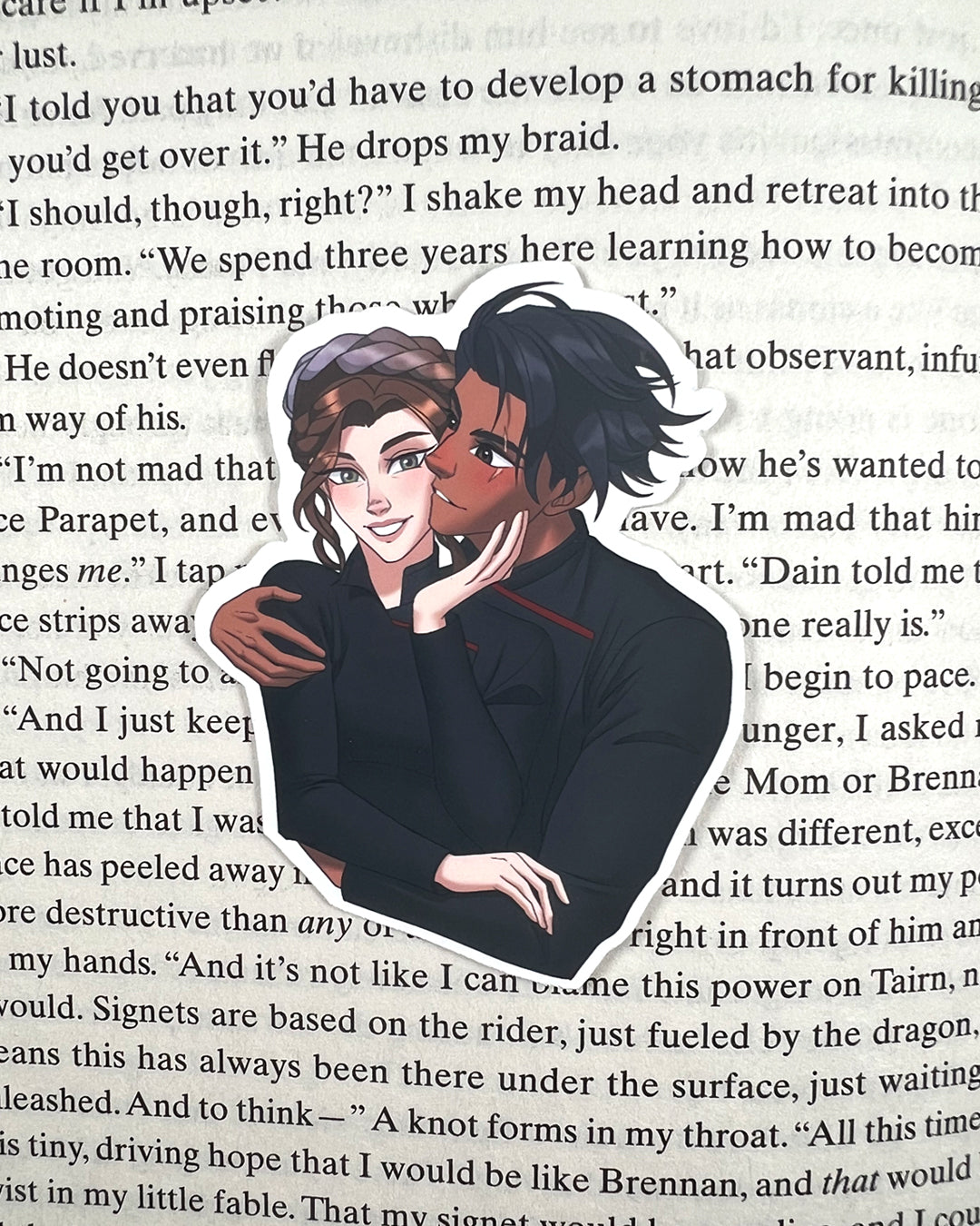 Xaden and Violet Fourth Wing Sticker