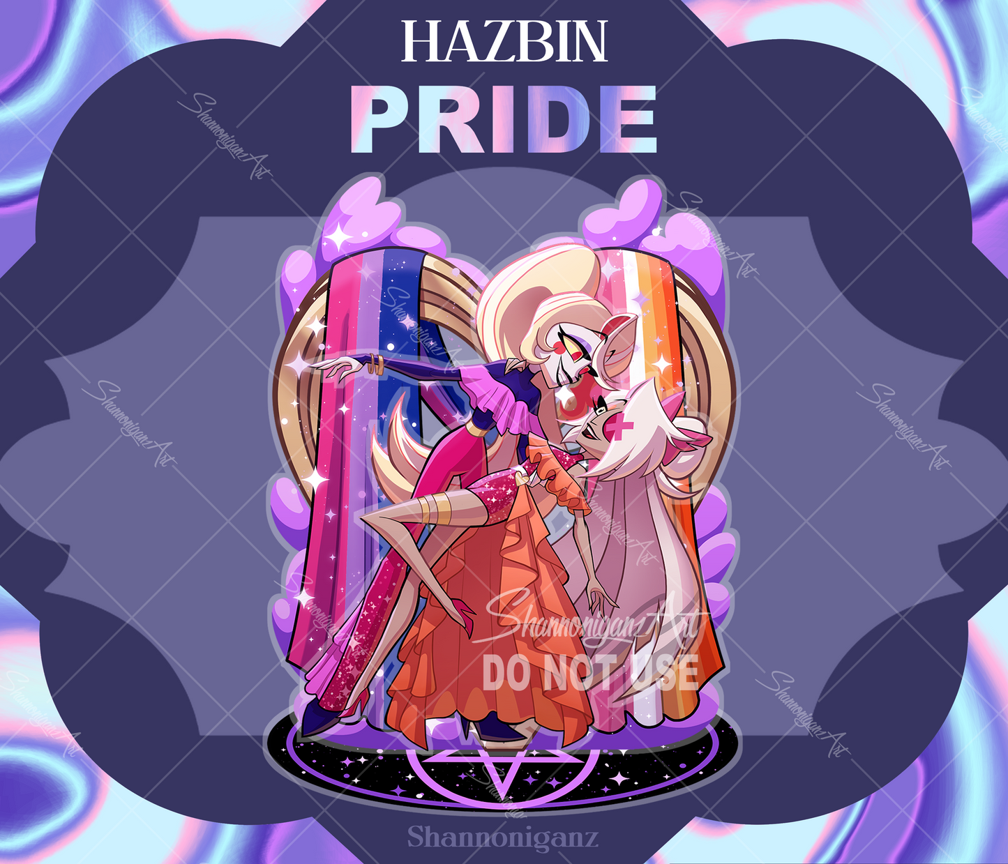PRE-ORDERS Hazbin Pride Acrylic Standees