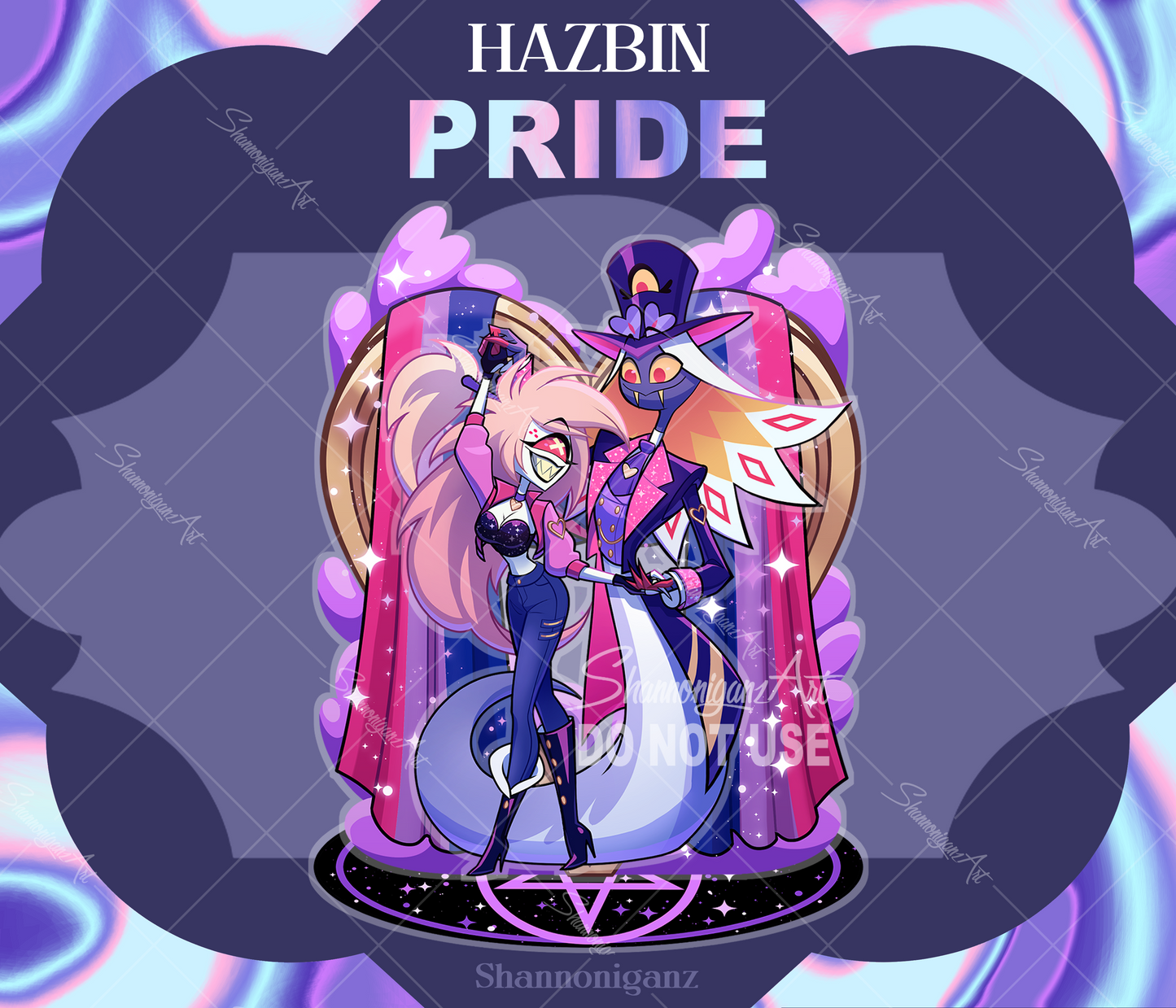 PRE-ORDERS Hazbin Pride Acrylic Standees