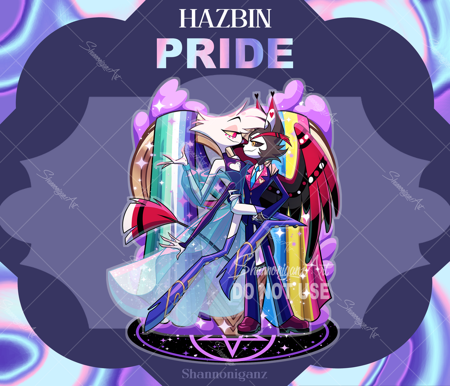 PRE-ORDERS Hazbin Pride Acrylic Standees