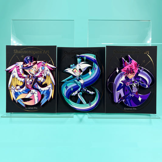 Hazbin Pride Enamel Pins