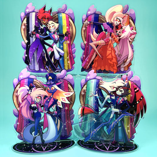 Hazbin Pride Acrylic Standees