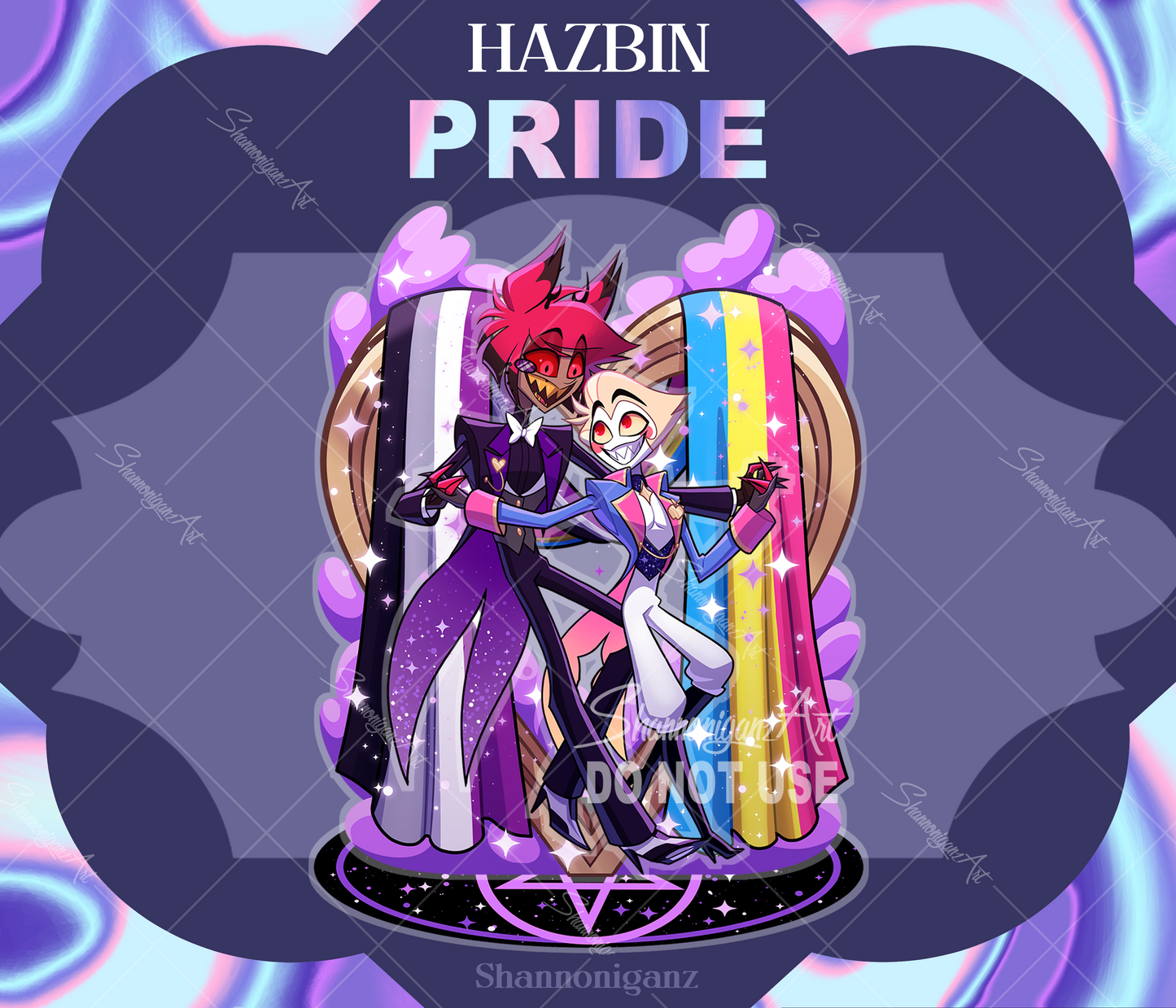 PRE-ORDERS Hazbin Pride Acrylic Standees