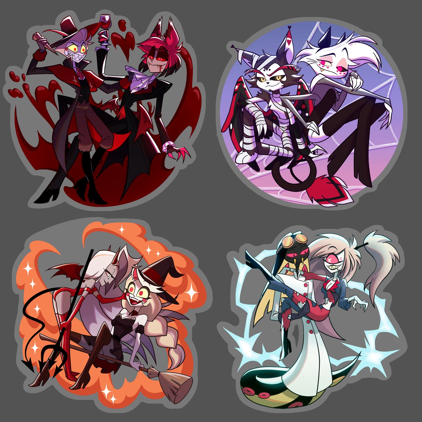 Hazbin Halloween Acrylic Key-Chain