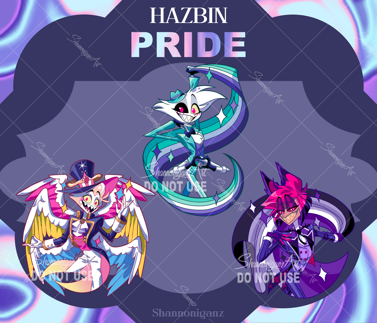 PRE-ORDER Hazbin Pride Enamel Pins