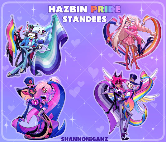 Hazbin Pride Acrylic Standees